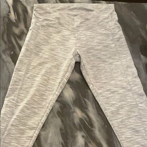 Danskin Grey/white striped leggings